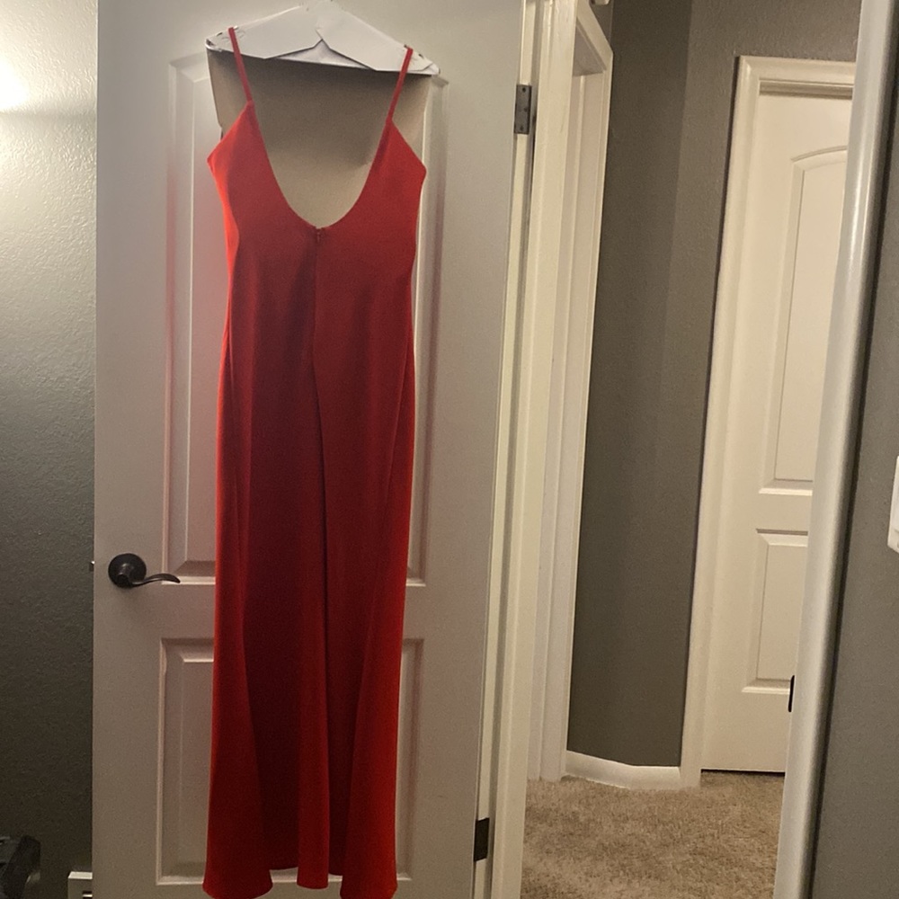 Red Calvin Klein Floor Length Gown - image 2